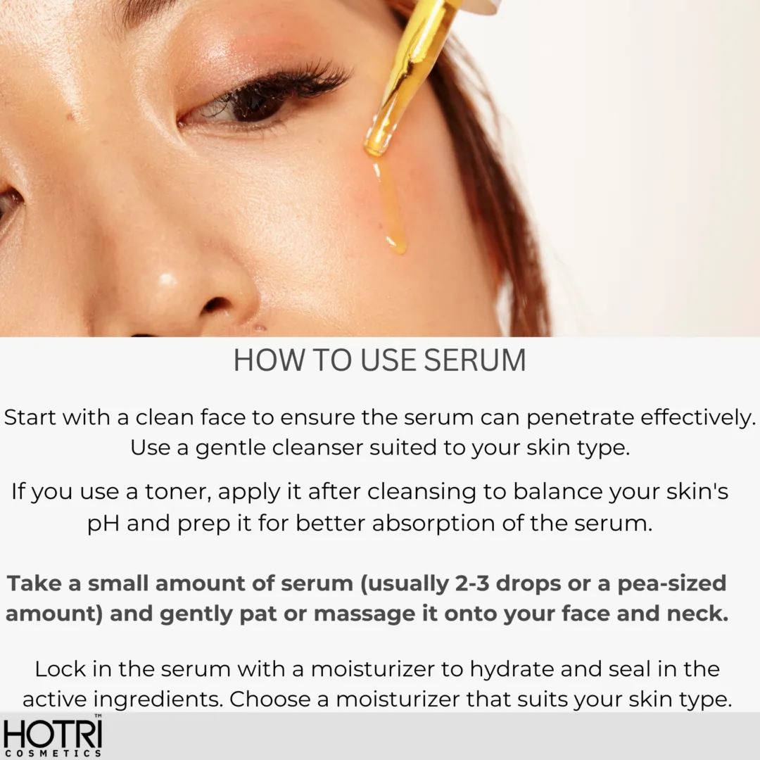 HOTRI COSMETICS Vitamin C+E Face Serum with Hyaluronic Acid & Rose oil - Image 5