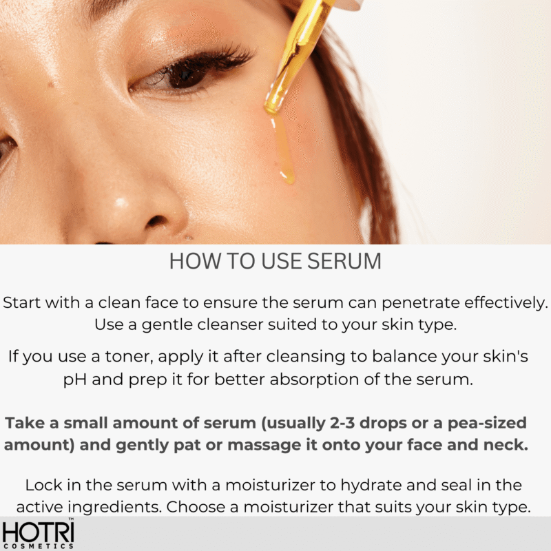 HOTRI COSMETICS Vitamin C+E Face Serum with Hyaluronic Acid & Rose oil - Image 5
