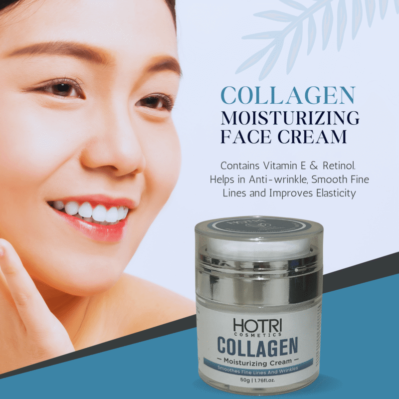 HOTRI COSMETICS Collagen Face Moisturizing Cream With Vitamin E Retinol. - Image 6