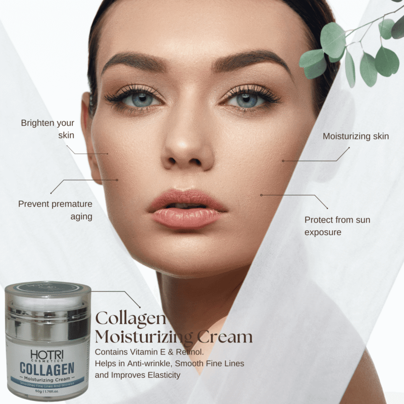 HOTRI COSMETICS Collagen Face Moisturizing Cream With Vitamin E Retinol. - Image 8